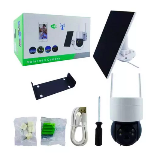 Cámara Vigilancia Ip Solar Led Wifi HD