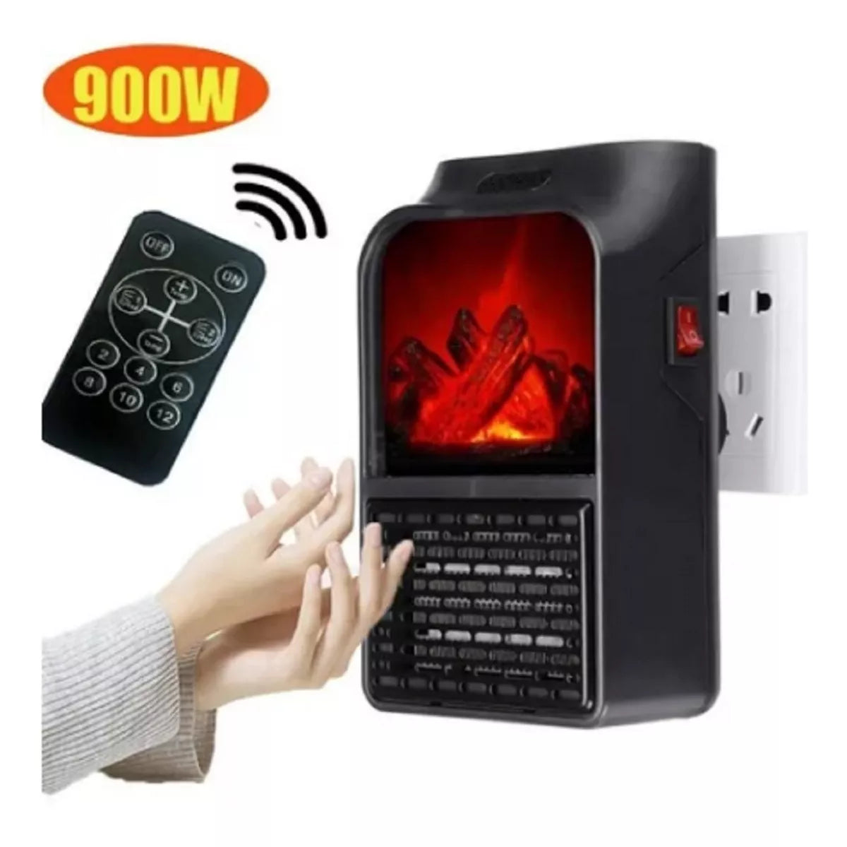 Calefactor Electrico Portatil 900W